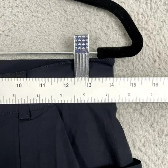 Studio Nicholson Sparke Pants Womens 0 / US 4 Blue Wide Leg Ankle Pleated - Picture 9 of 11